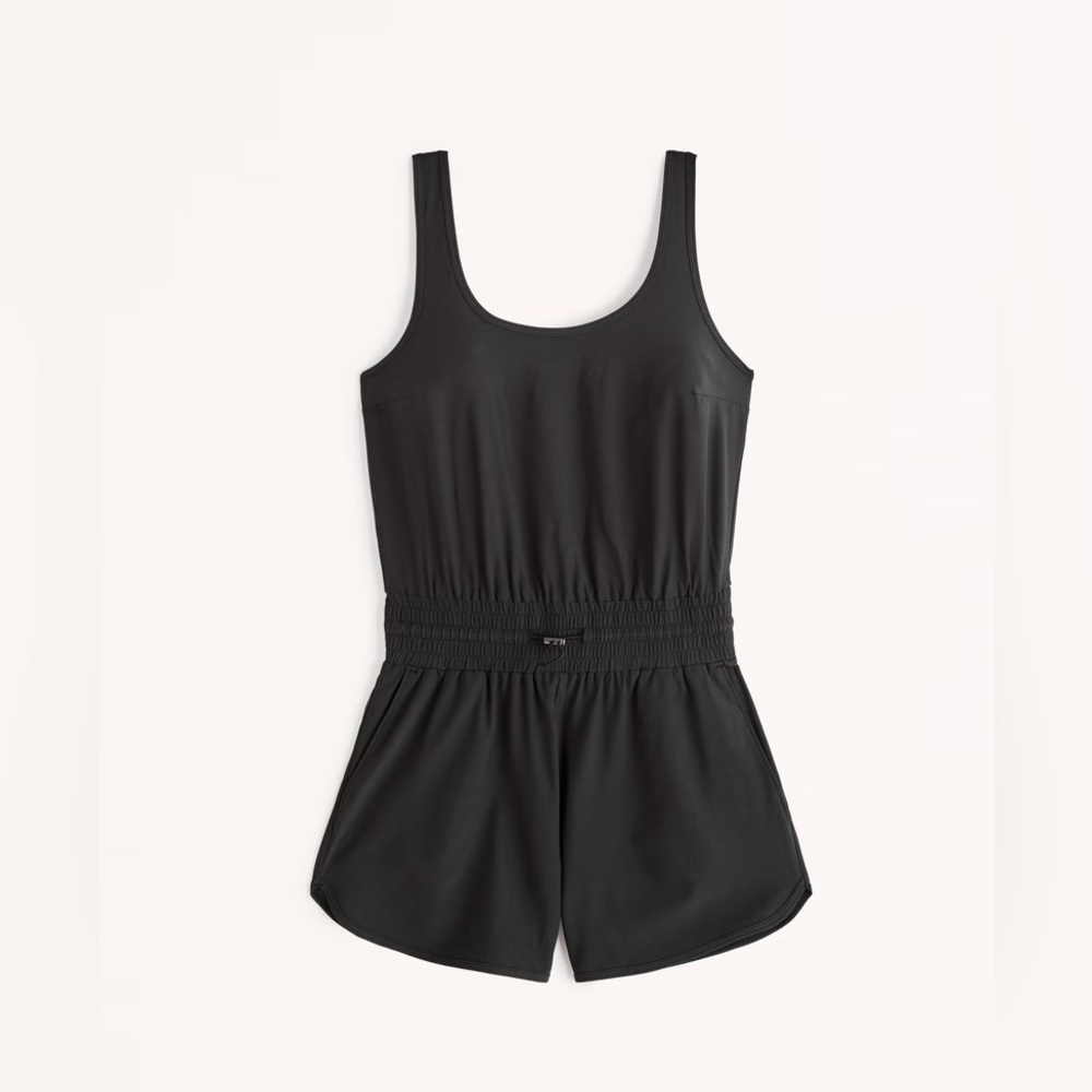 Abercrombie & Fitch Black Tank Romper